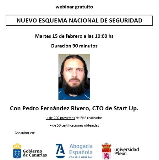 Webinar gratuito: NUEVO ESQUEMA NACIONAL DE SEGURIDAD